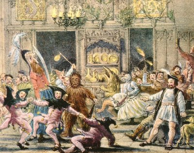 Twelfth Night Tudor Revels by Joseph Nash